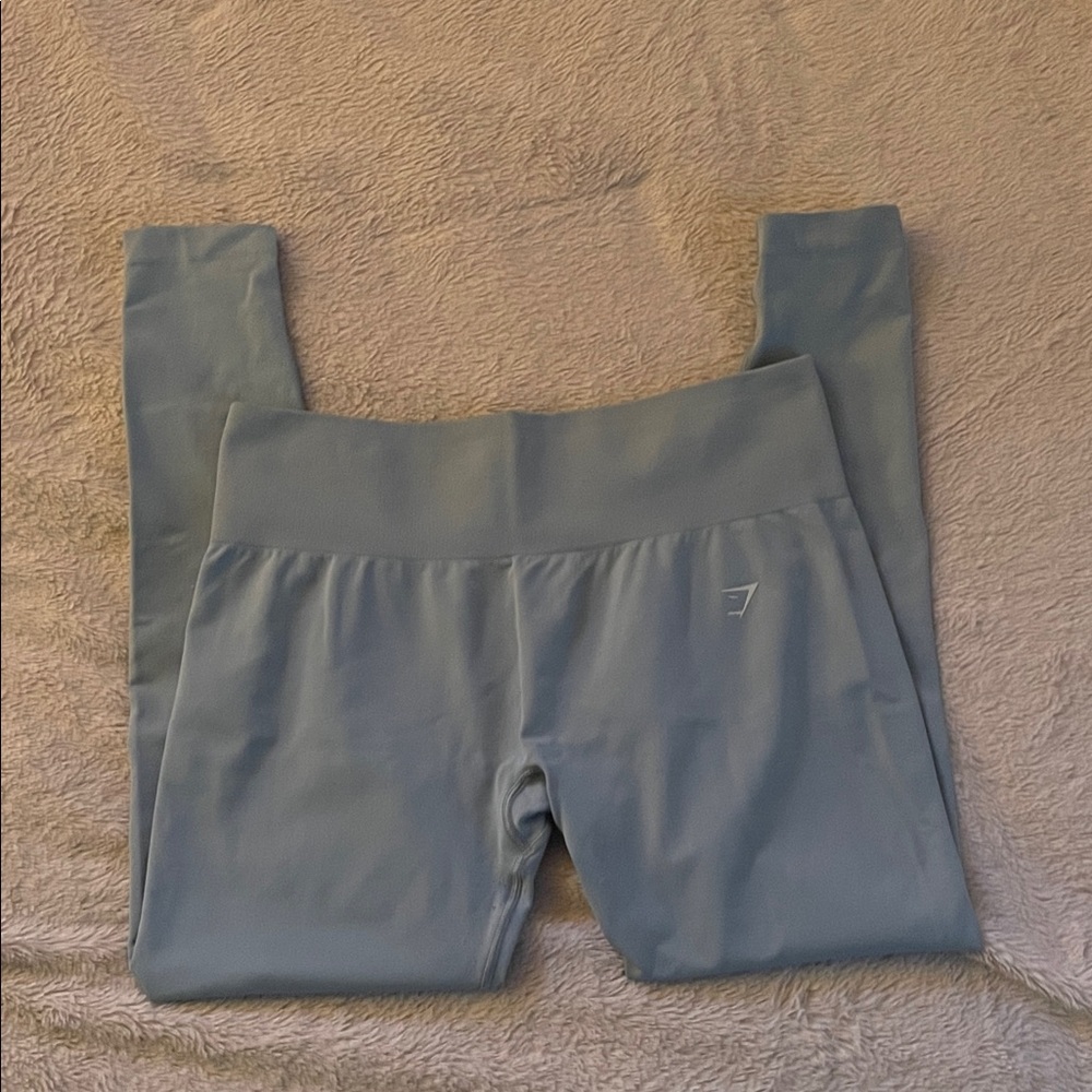 Gymshark Seamless Leggings in Rest Blue
